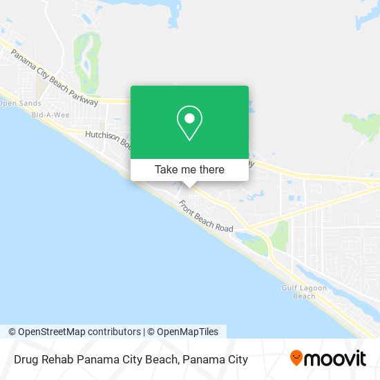 Drug Rehab Panama City Beach map