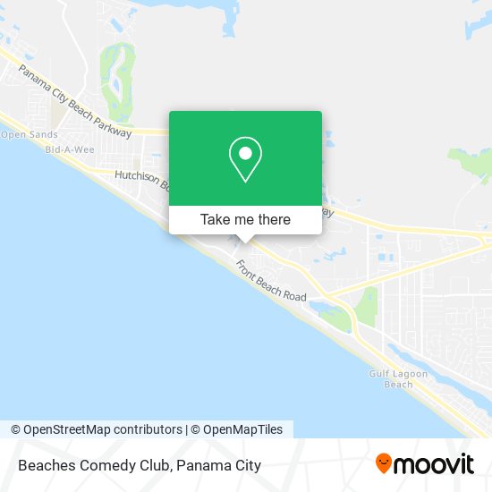 Beaches Comedy Club map