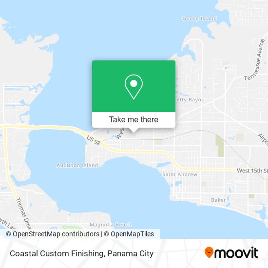 Coastal Custom Finishing map
