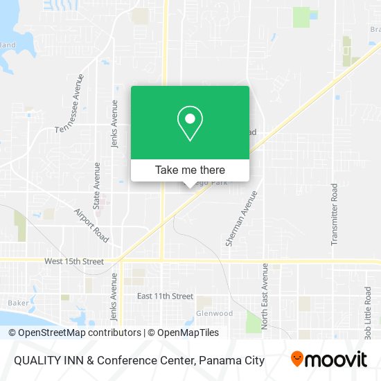 QUALITY INN & Conference Center map