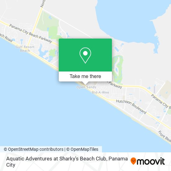 Mapa de Aquatic Adventures at Sharky's Beach Club