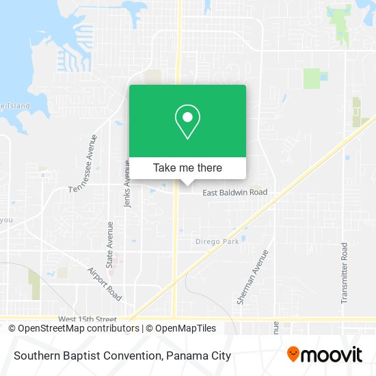 Southern Baptist Convention map