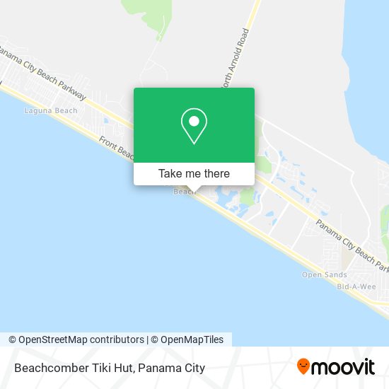 Beachcomber Tiki Hut map