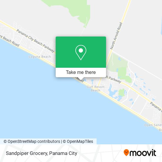Mapa de Sandpiper Grocery