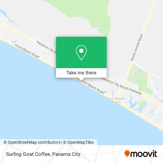 Surfing Goat Coffee map