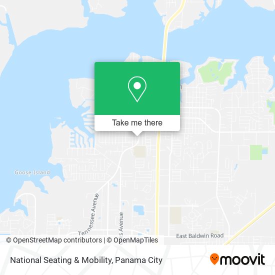 National Seating & Mobility map