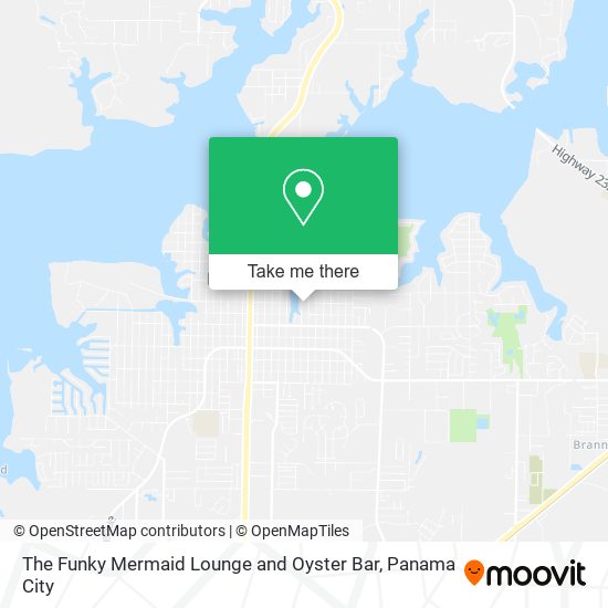 The Funky Mermaid Lounge and Oyster Bar map