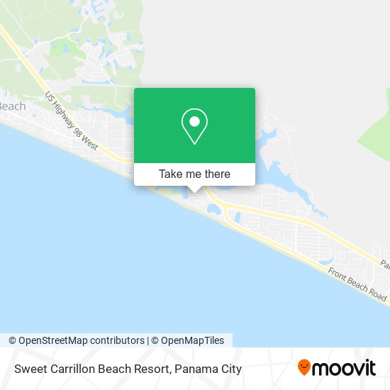Mapa de Sweet Carrillon Beach Resort