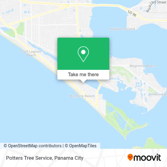 Potters Tree Service map