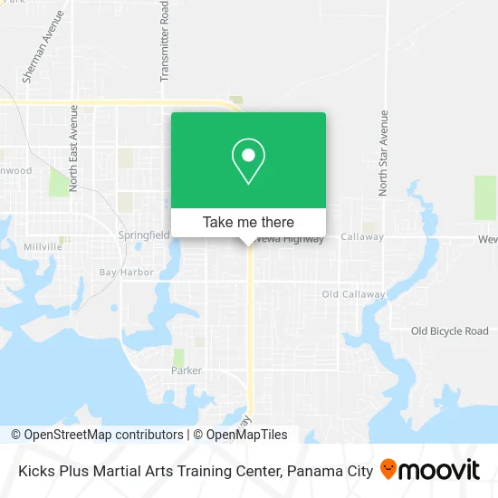 Kicks Plus Martial Arts Training Center map