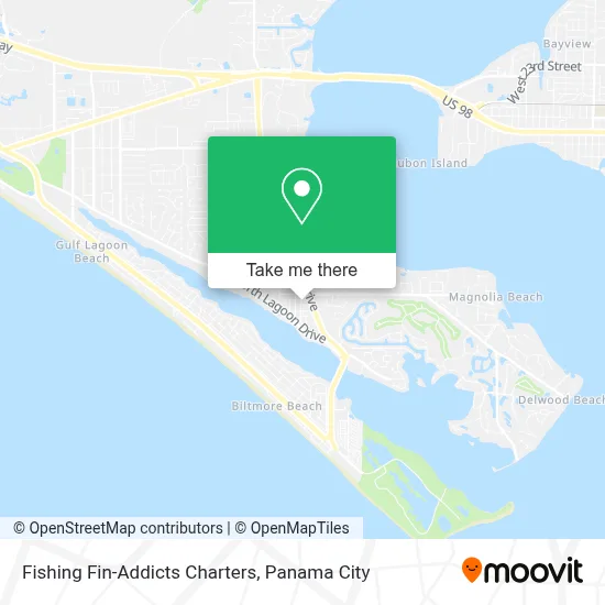 Fishing Fin-Addicts Charters map