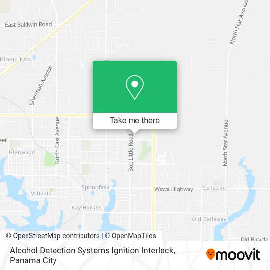 Alcohol Detection Systems Ignition Interlock map