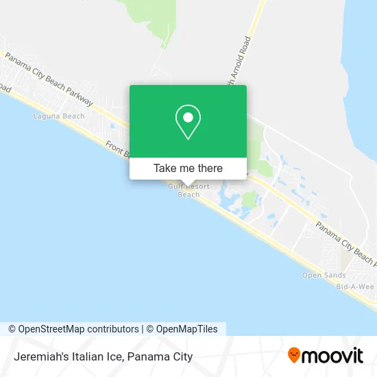 Jeremiah's Italian Ice map
