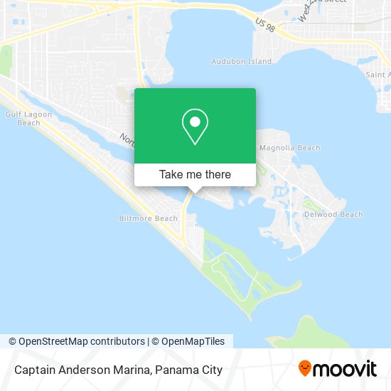 Captain Anderson Marina map