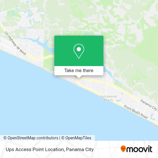 Ups Access Point Location map