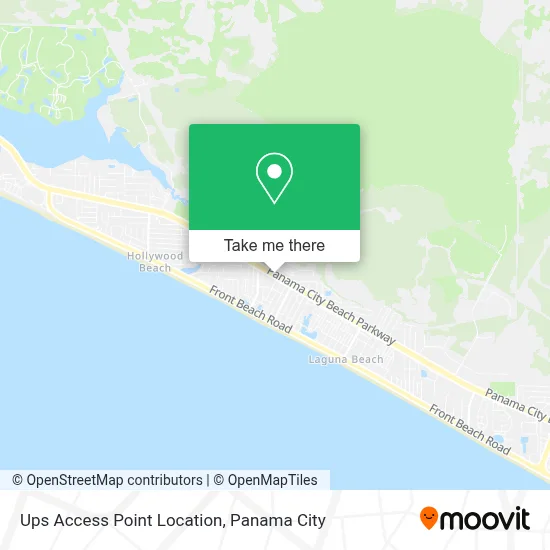 Ups Access Point Location map