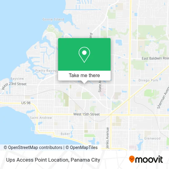 Ups Access Point Location map