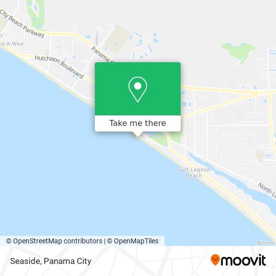 Mapa de Seaside