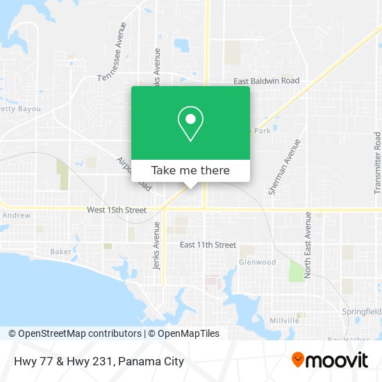 Mapa de Hwy 77 & Hwy 231