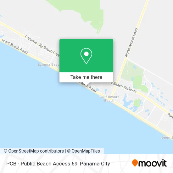 PCB - Public Beach Access 69 map