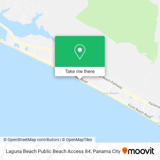 Laguna Beach Public Beach Access 84 map