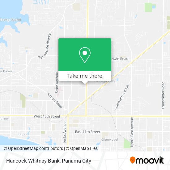Hancock Whitney Bank map