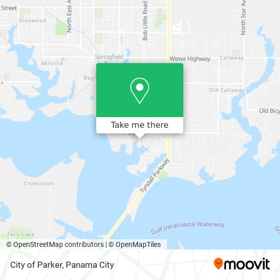 Mapa de City of Parker