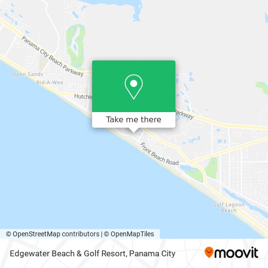 Edgewater Beach & Golf Resort map