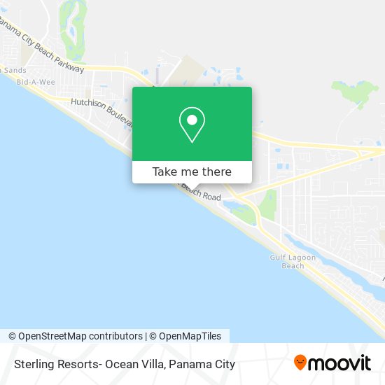 Sterling Resorts- Ocean Villa map