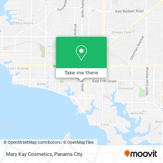 Mary Kay Cosmetics map