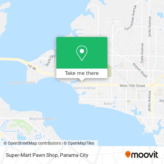 Mapa de Super-Mart Pawn Shop