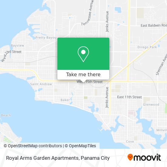 Royal Arms Garden Apartments map
