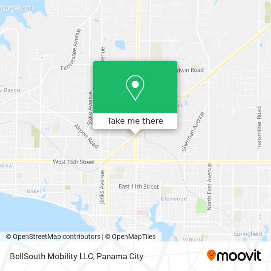 BellSouth Mobility LLC map
