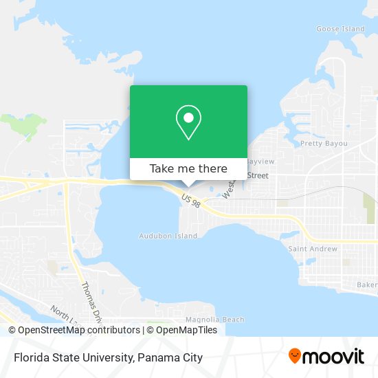 Florida State University map