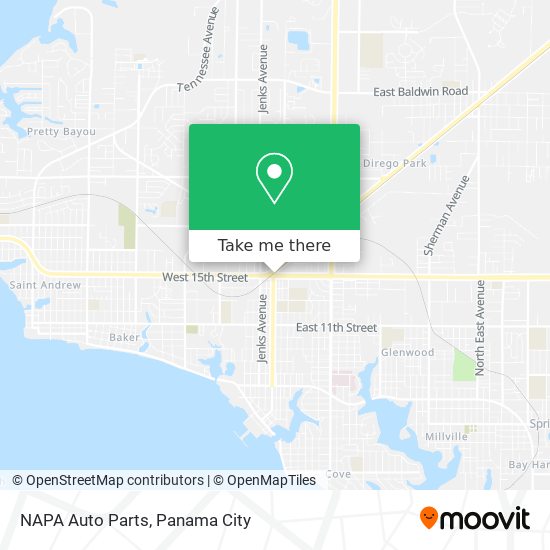 Mapa de NAPA Auto Parts