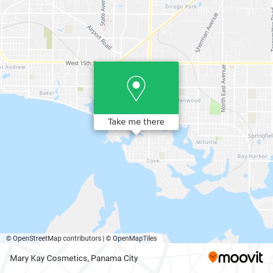 Mary Kay Cosmetics map