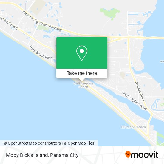 Mapa de Moby Dick's Island