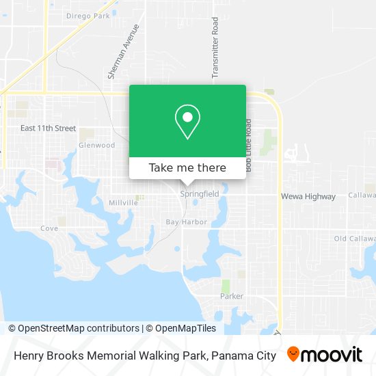 Henry Brooks Memorial Walking Park map