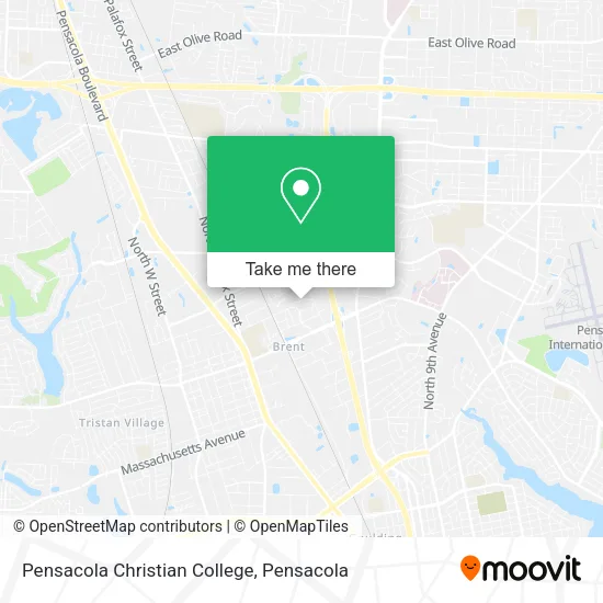 Pensacola Christian College map