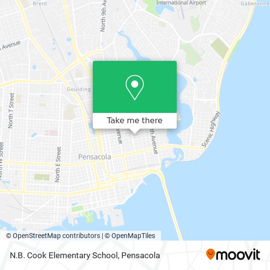 Mapa de N.B. Cook Elementary School