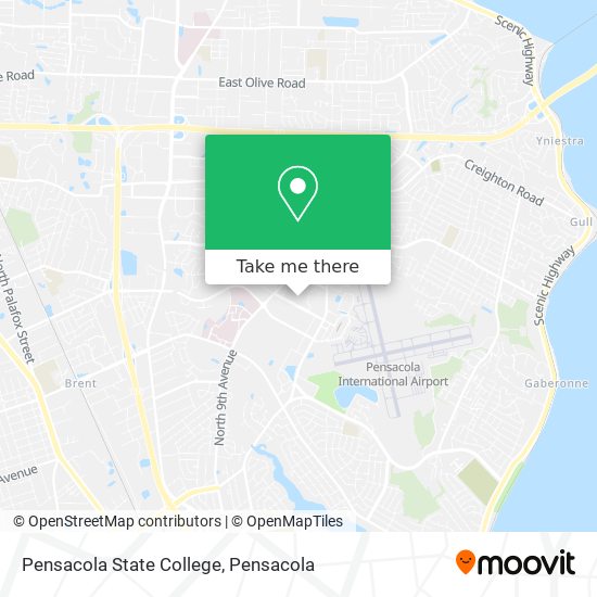 Pensacola State College map