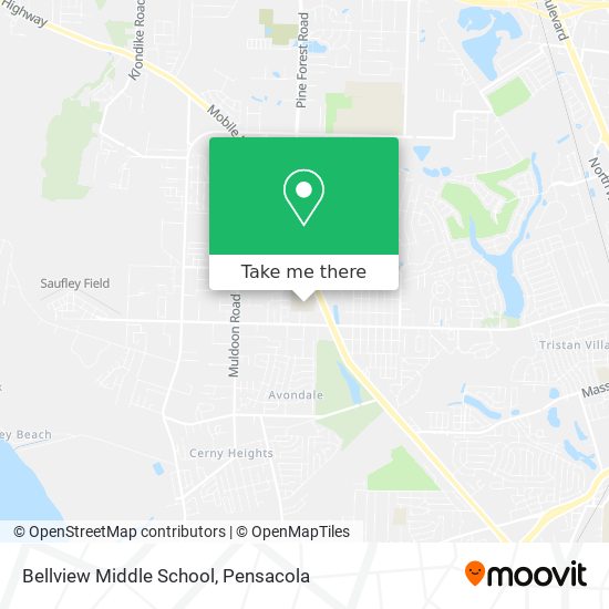 Bellview Middle School map