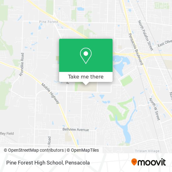 Pine Forest High School map