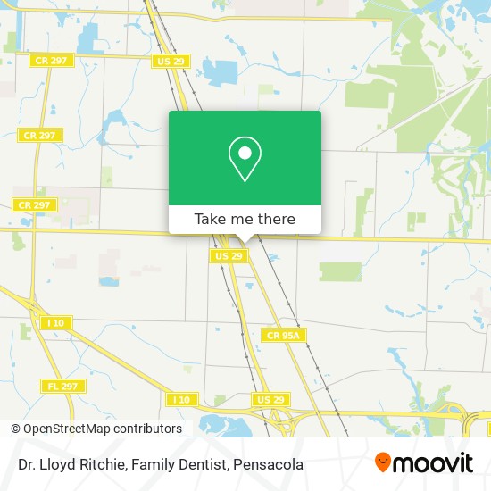 Mapa de Dr. Lloyd Ritchie, Family Dentist