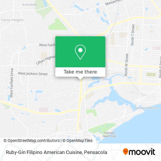 Ruby-Gin Filipino American Cuisine map