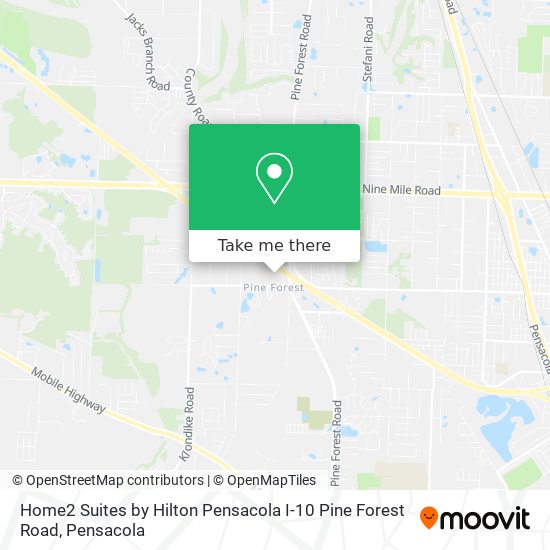 Home2 Suites by Hilton Pensacola I-10 Pine Forest Road map