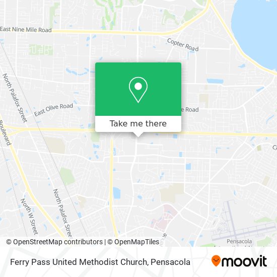 Mapa de Ferry Pass United Methodist Church