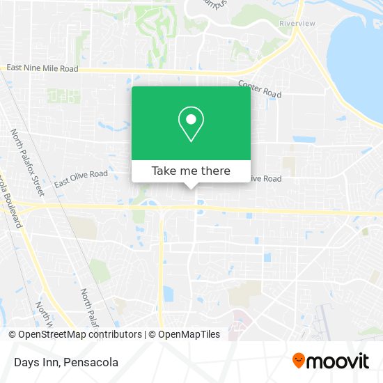 Days Inn map