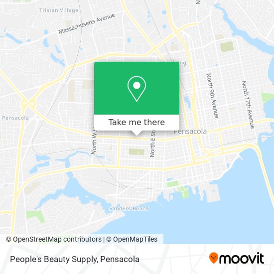 People's Beauty Supply map