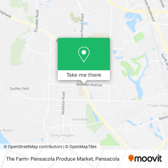 Mapa de The Farm- Pensacola Produce Market